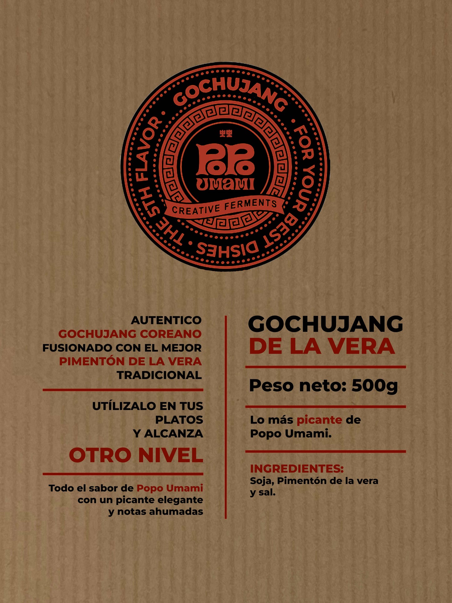 Gochujang "De la Vera"